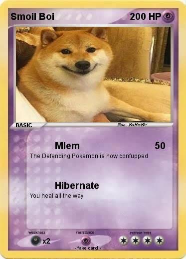 Smoil Boi - the Mlem card